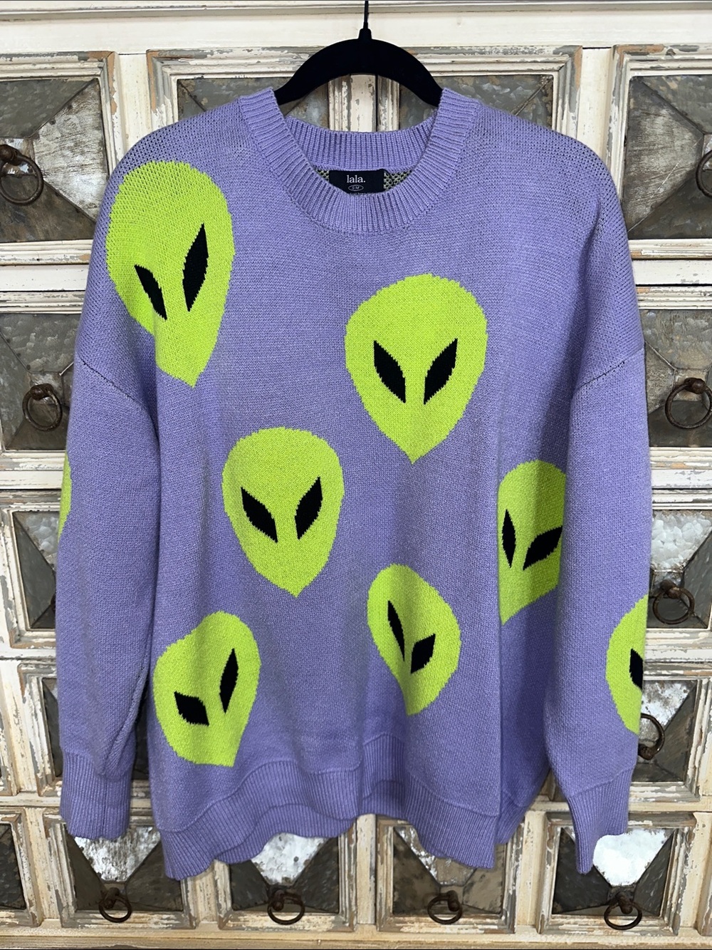 Too Cool For You Oversized Alien Knit